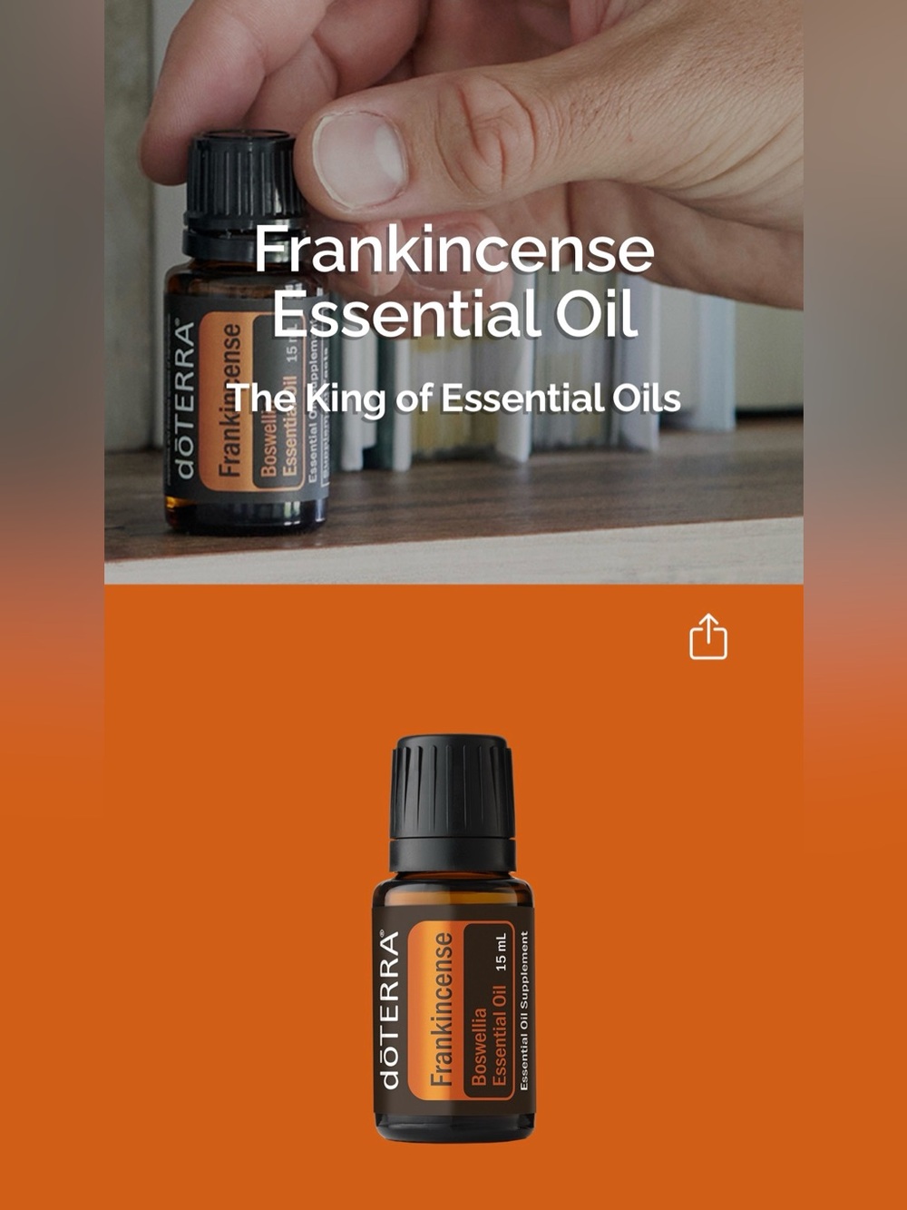 doTERRA Frankincense Essential Oil - 5 ml.
